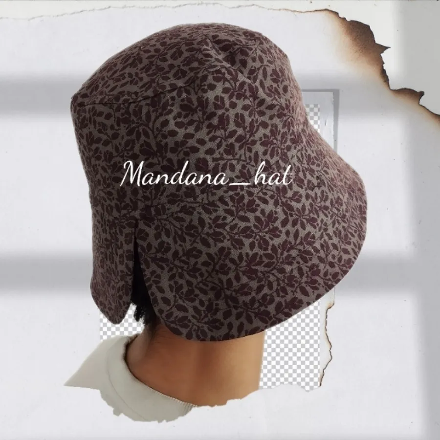 کلاه باکت پشت دالبر کتان