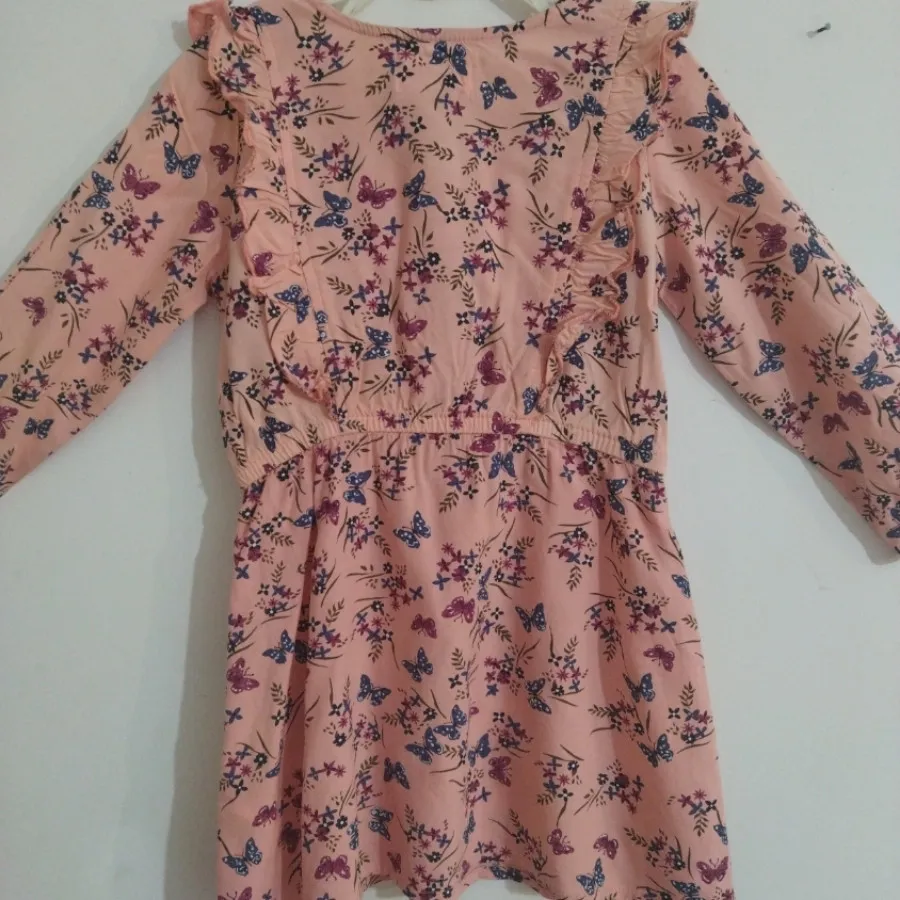 پیراهن نخی دخترانه