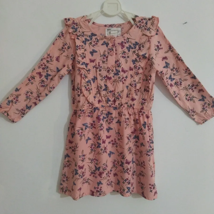 پیراهن نخی دخترانه