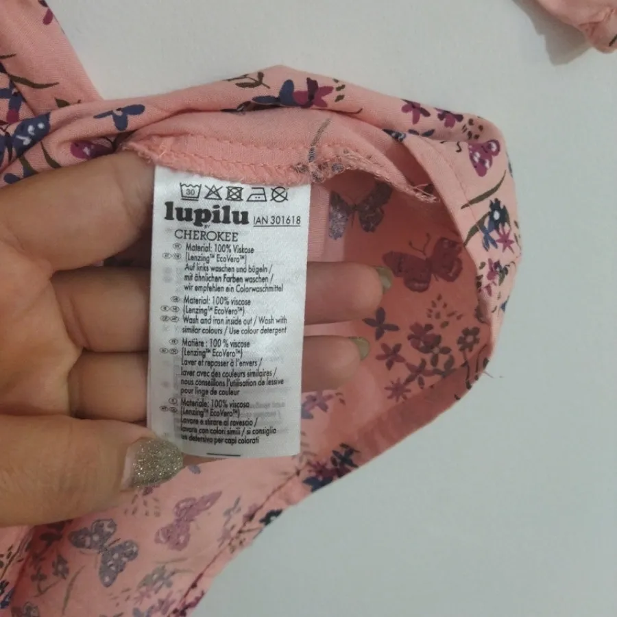 پیراهن نخی دخترانه