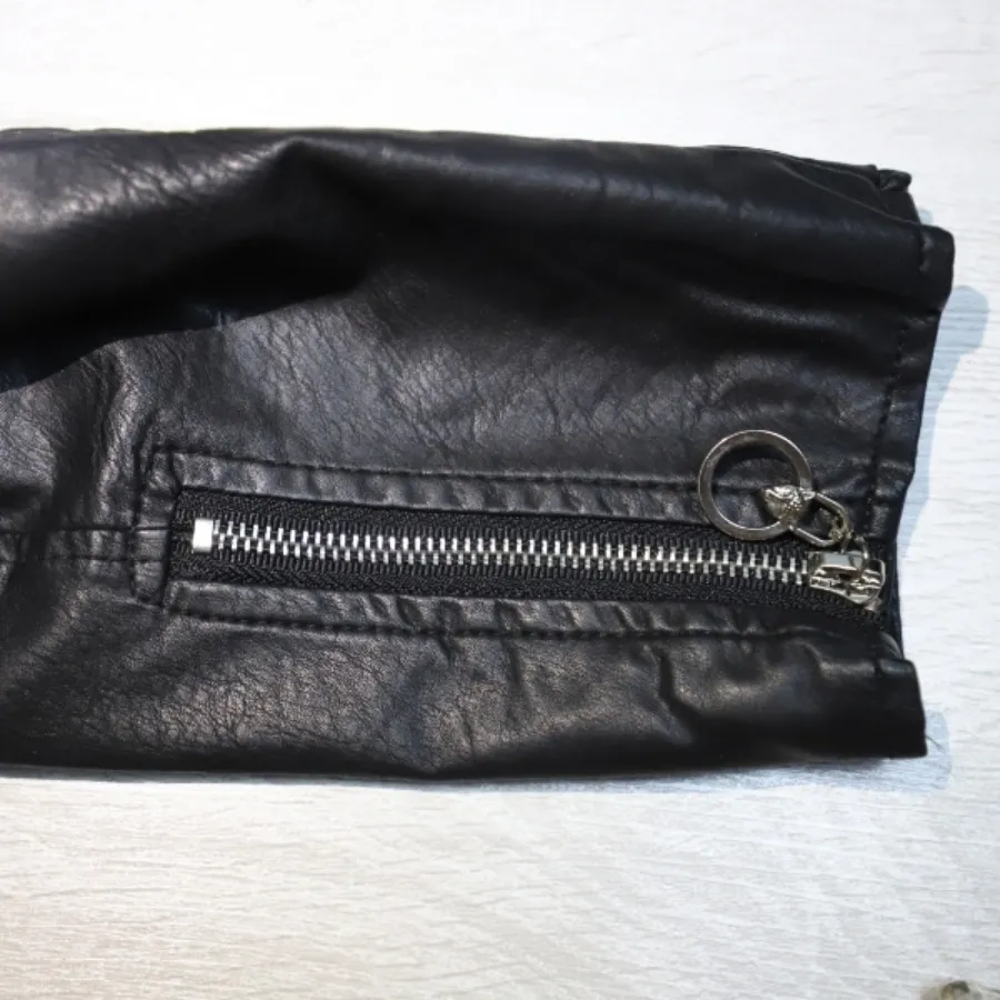 کاپشن چرم کوتاه