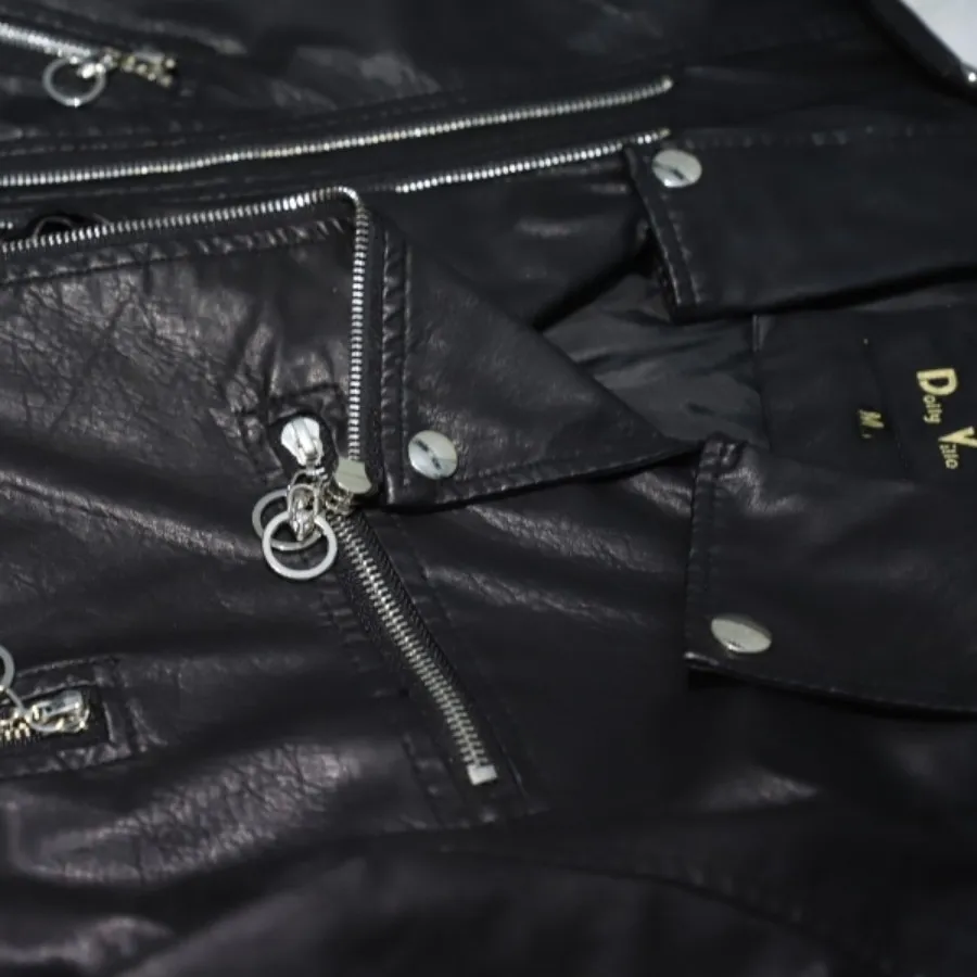 کاپشن چرم کوتاه