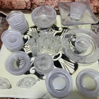 ظروف پذیرایی کریستال سوگا