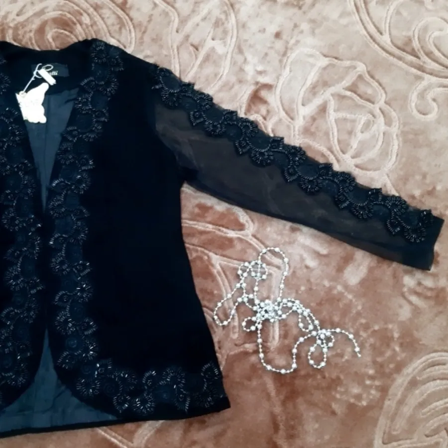 کت مجلسی کرپ منجوق دوزی