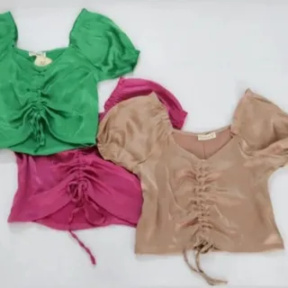 شومیز ساتن ترک