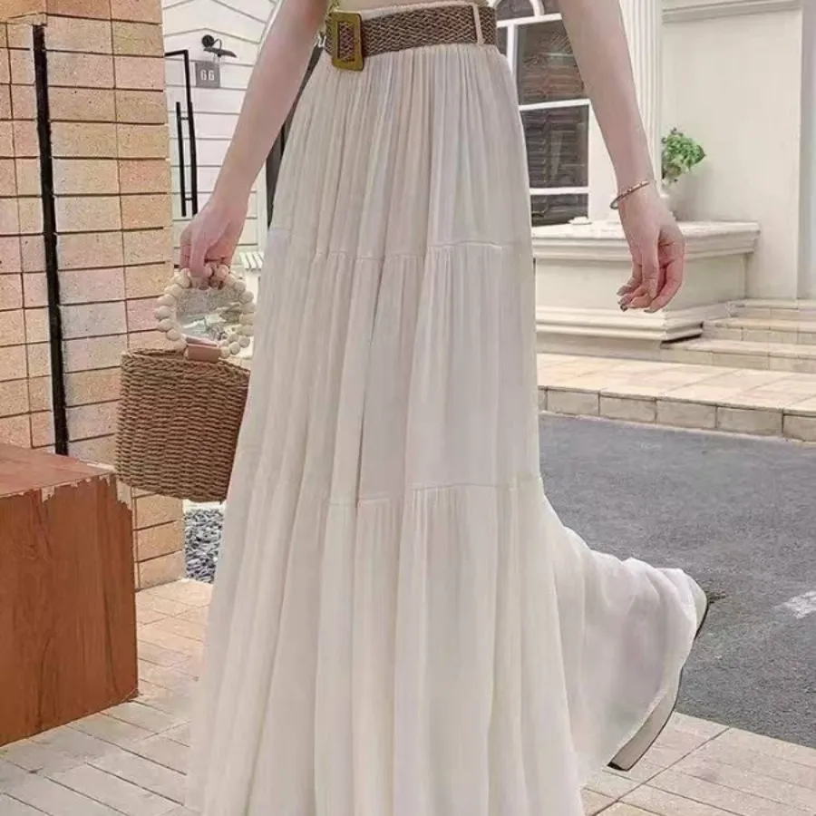 دامن مجلسی جنس نخ کمردار