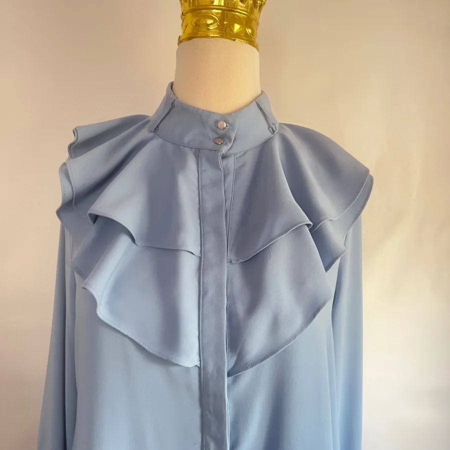 شومیز بلند آبی جذاب