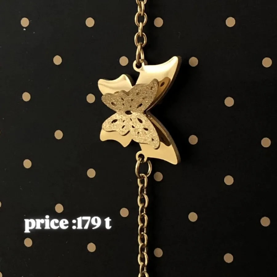 دستبند استیل پروانه ای