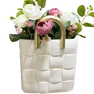 گلدان دکوری طرح کیف