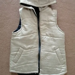 کاپشن پافر طلایی دو لایه