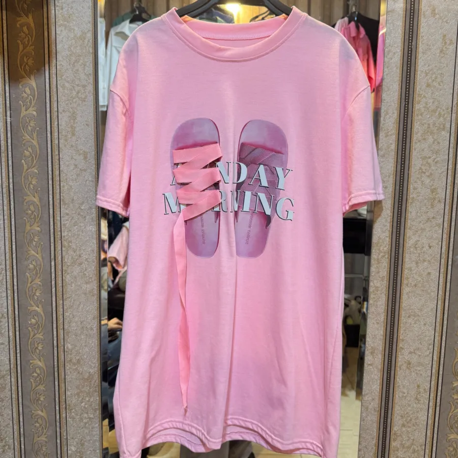 تیشرت لانگ نخ پنبه