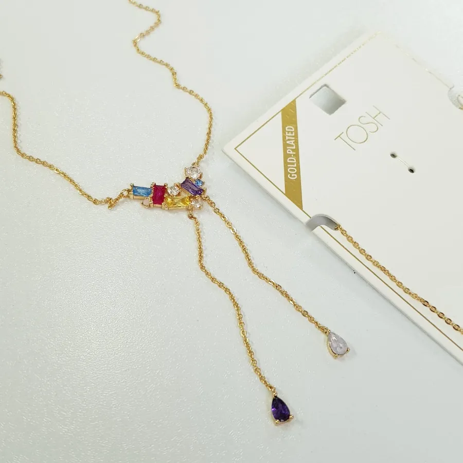 گردنبند آبکاری طلا Tosh