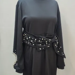 لباس مشکی مرواریدی