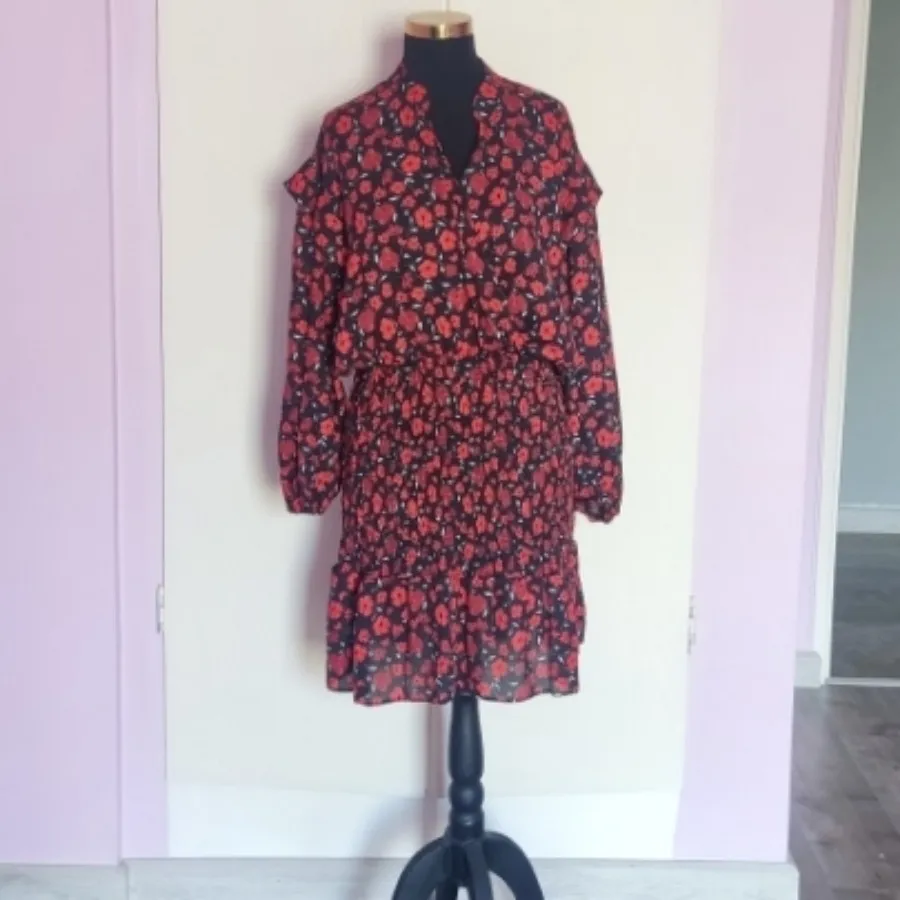 پیراهن میدی گلدار