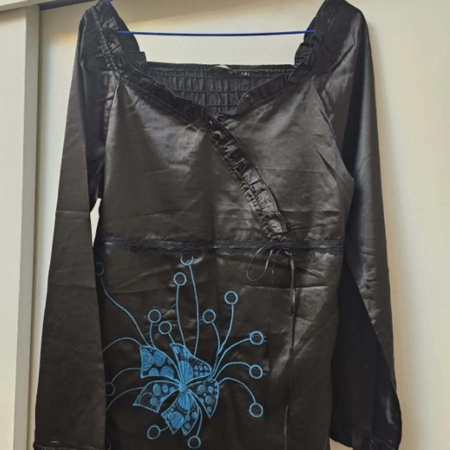 شومیز ساتن گلدوزی