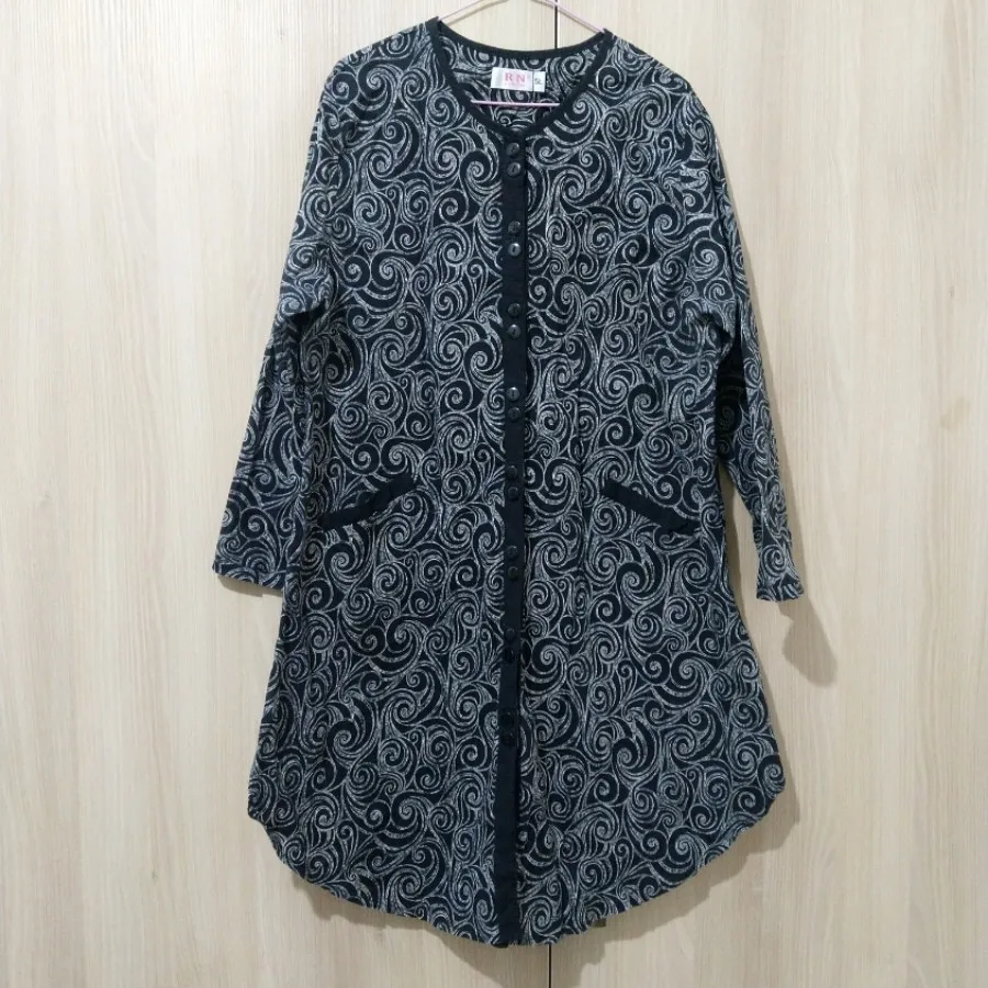 مانتو کژوال طرحدار