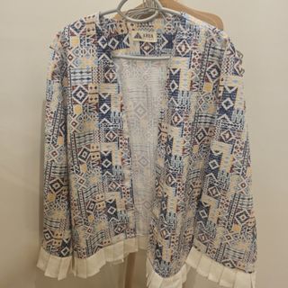 مانتو آبی رنگی