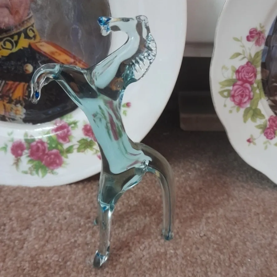 مجسمه اسب بلور قدیمی