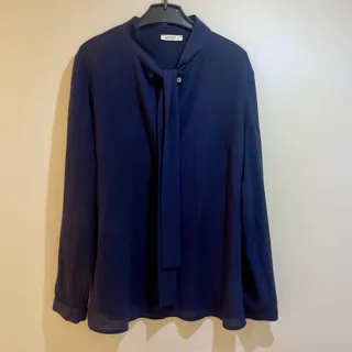 شومیز سرمه ای