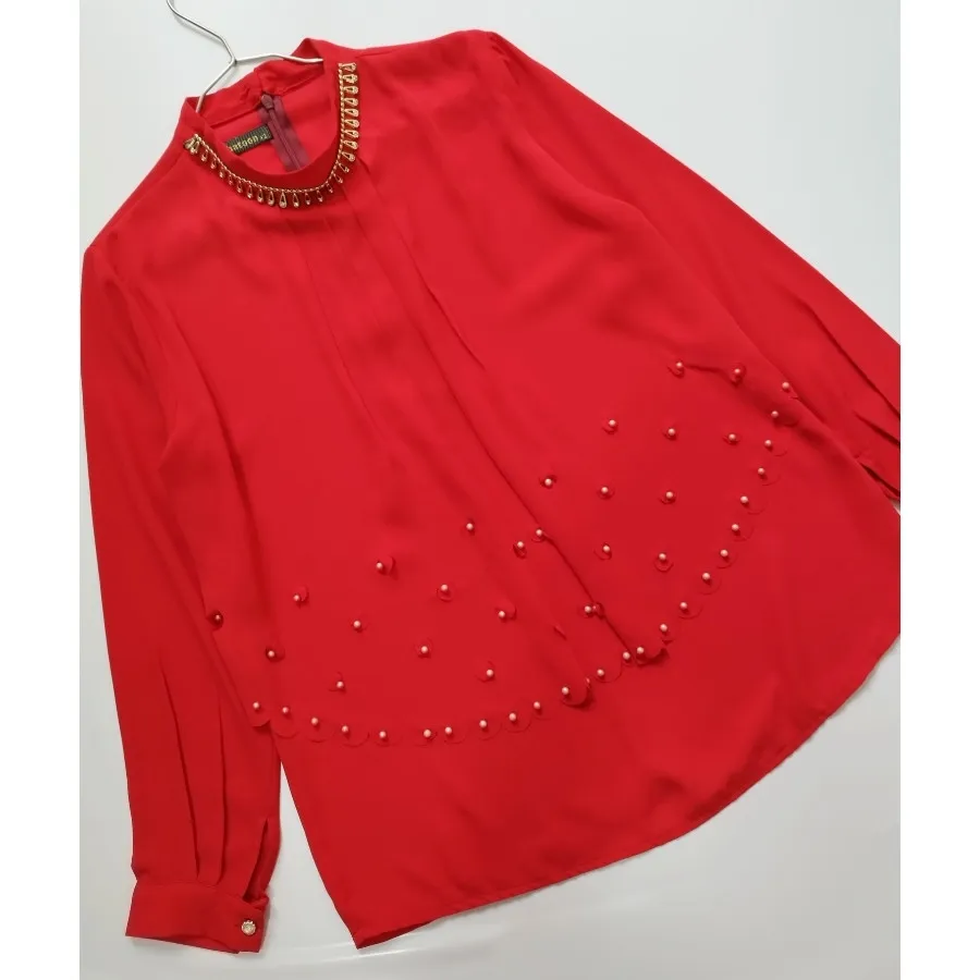 شومیز مجلسی قرمز