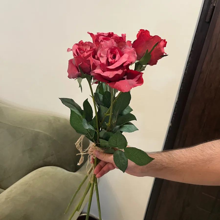 گل رز مصنوعی