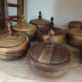 قندان چوبی