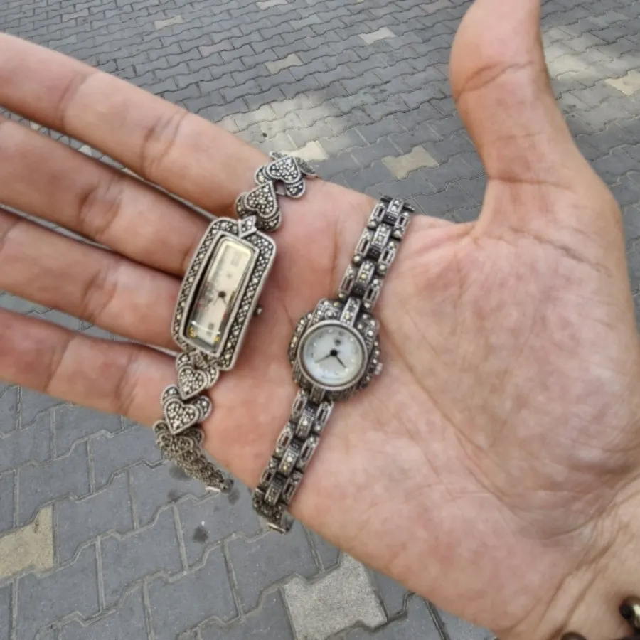 ساعت نقره به قیمت شکسته