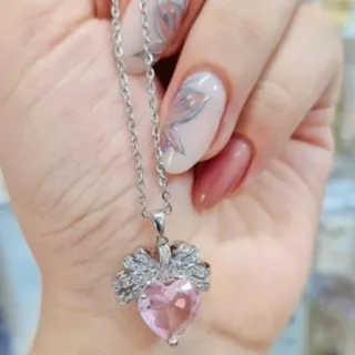 گردنبند قلب دخترانه