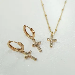 ست گردنبند گوشواره TOSH