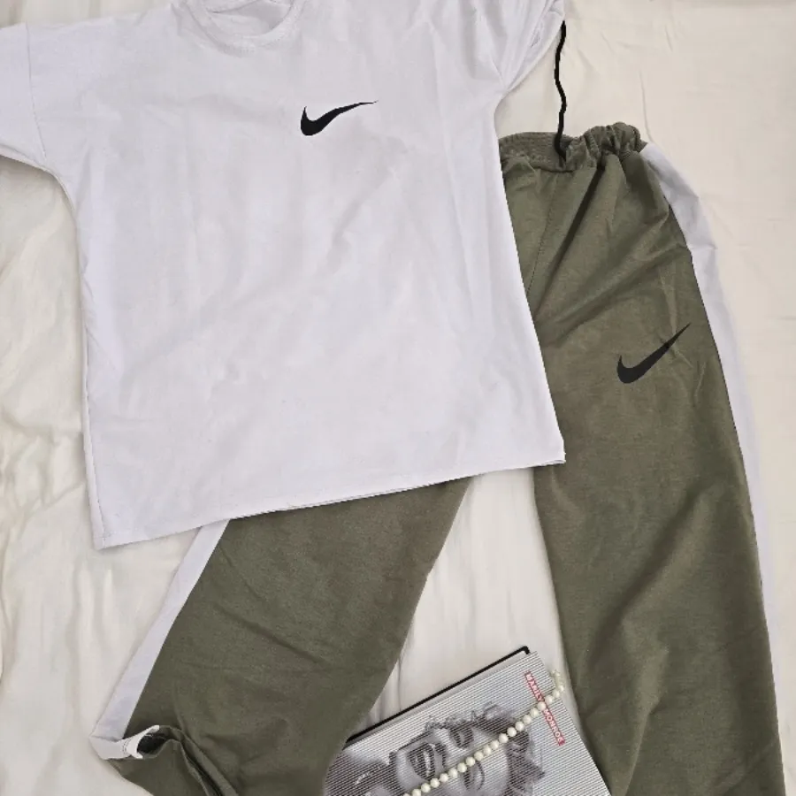 ست تیشرت لانگ و شلوار بگ