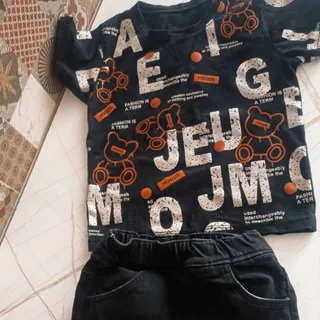 تیشرت شلوارک جین