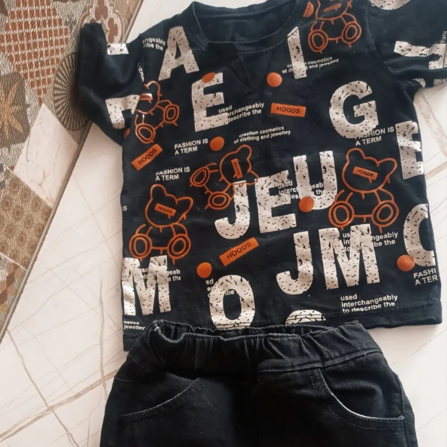 تیشرت شلوارک جین