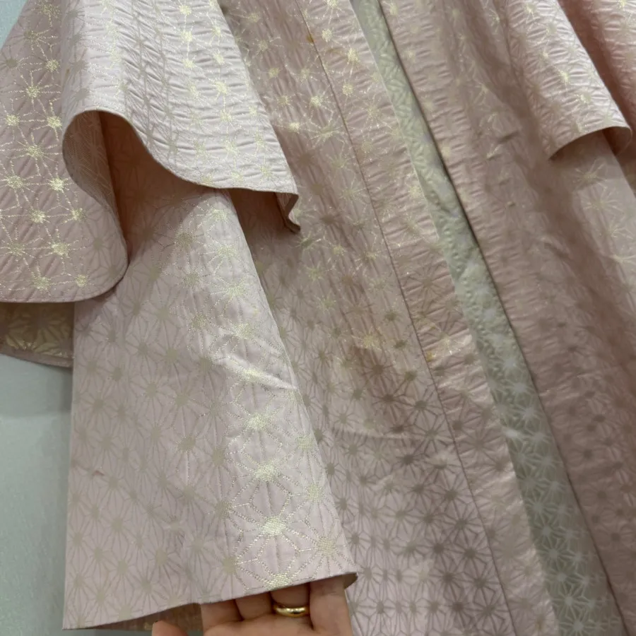 مانتو طلاکوب صورتی