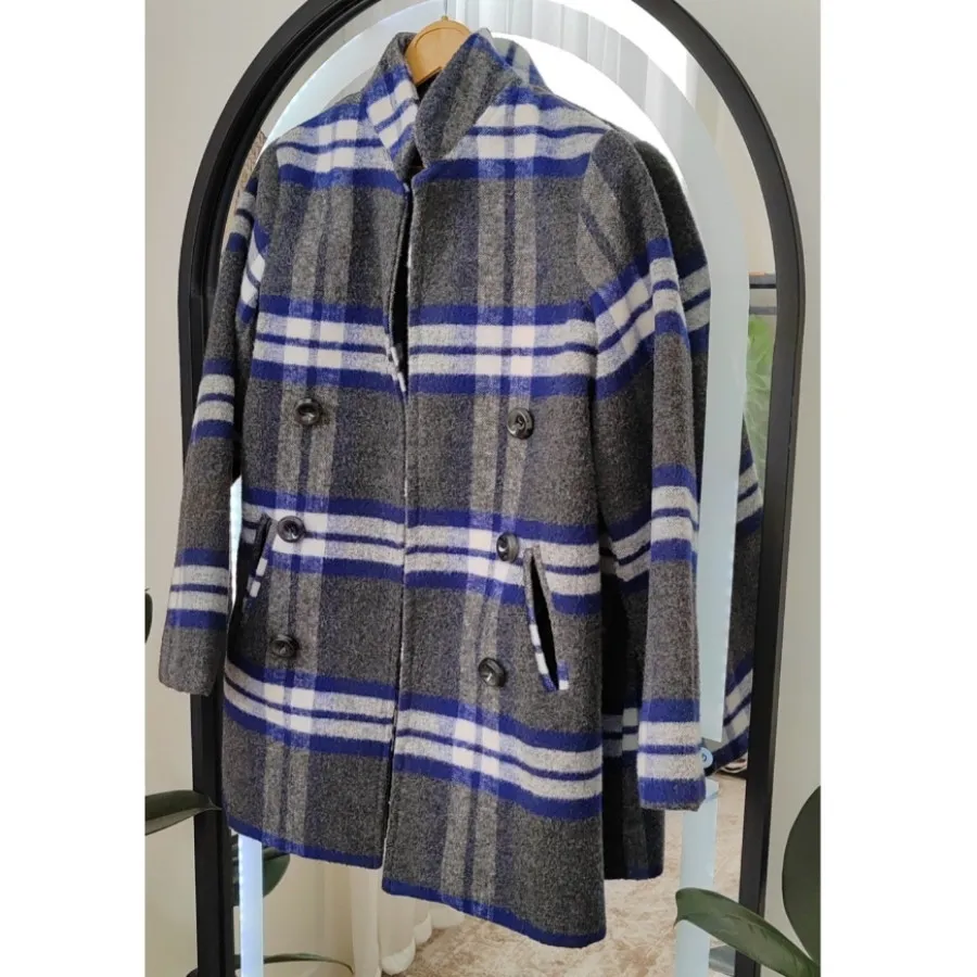 "پالتو فوتر چهارخونه "