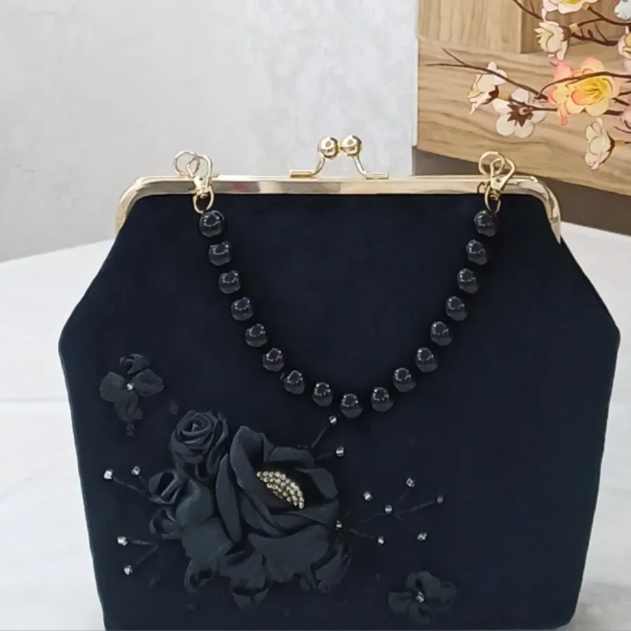 کیف مشکی مجلسی