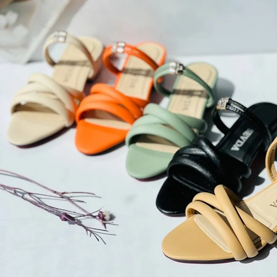 صندل پاشنه کوتاه با 5رنگ