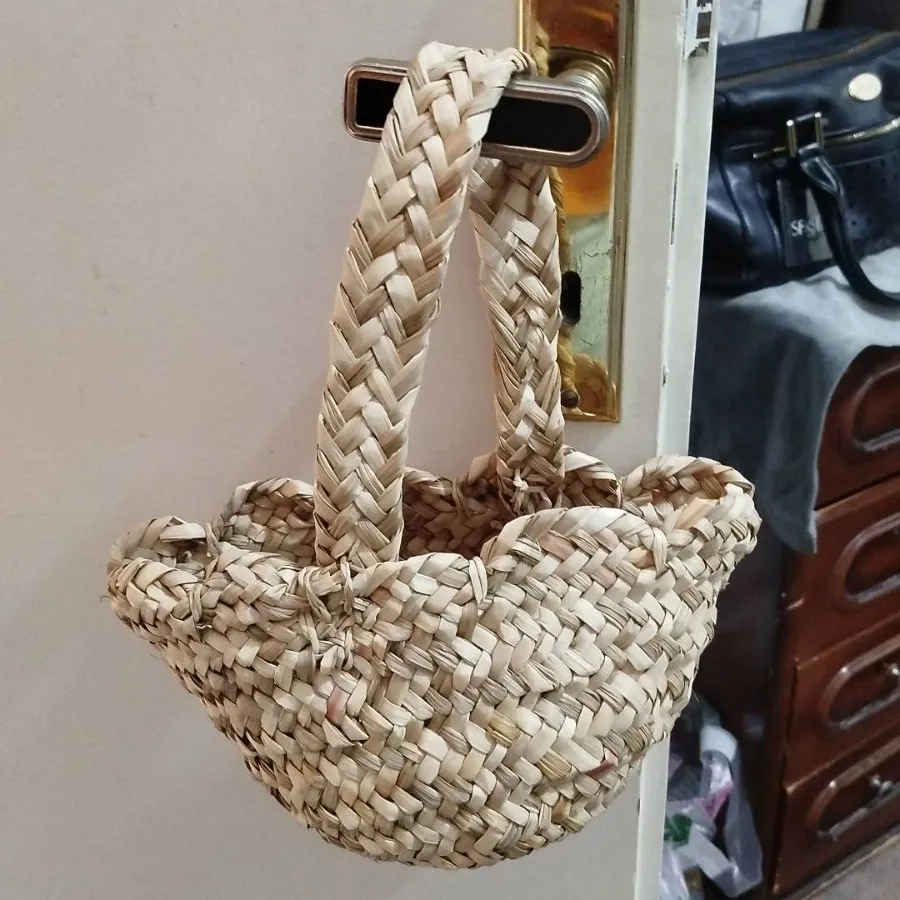 کیف دخترانه حصیری