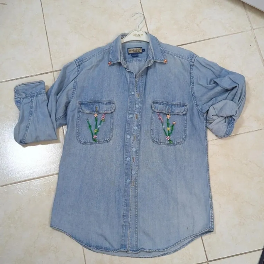 مانتو جین فری سایز