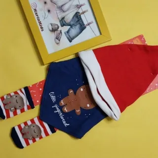 ست کلاه پیش بند جوراب