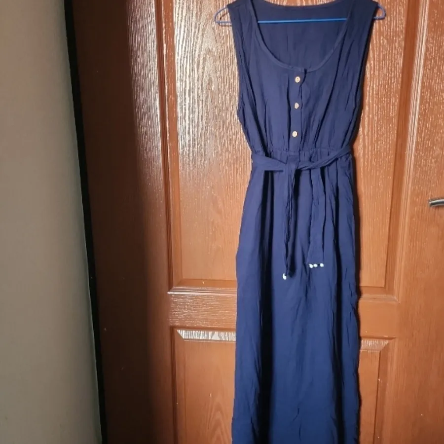 پیراهن نخی ماکسی