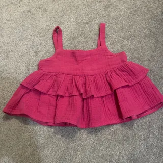 تاپ دخترانه کلوش موسلین