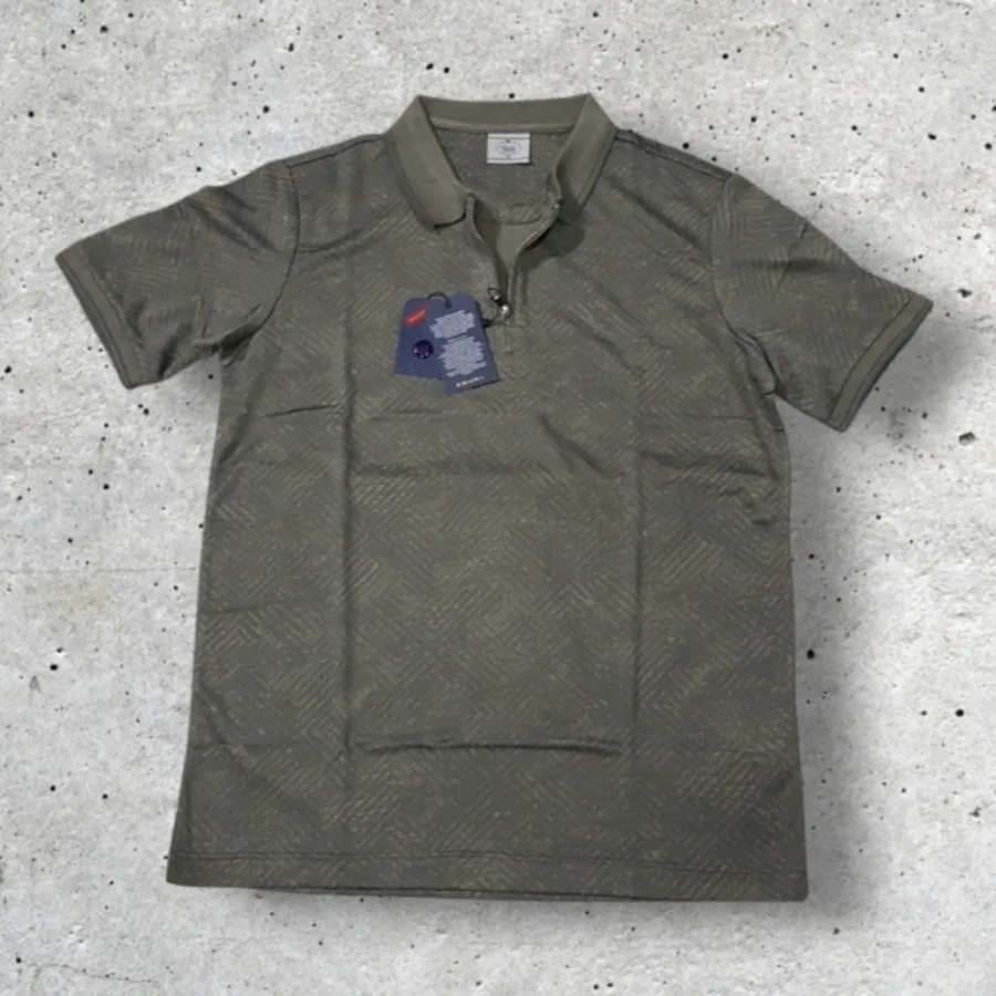 تیشرت نیم زیپ سبز