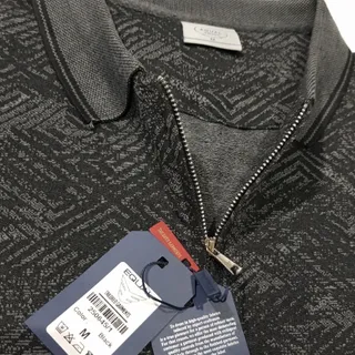 تیشرت نیم زیپ مشکی M