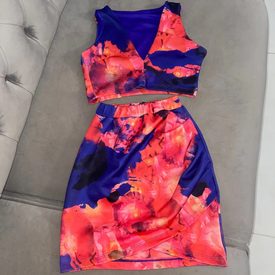 ست کراپ دامن