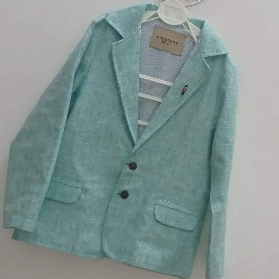 کت پسرانه کتان نخ آستردار