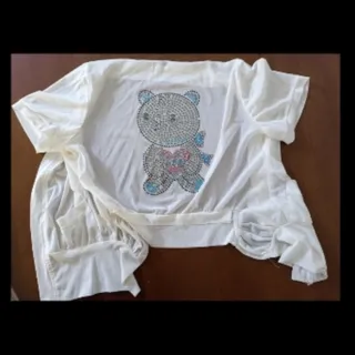 رویه لباس نگین دار