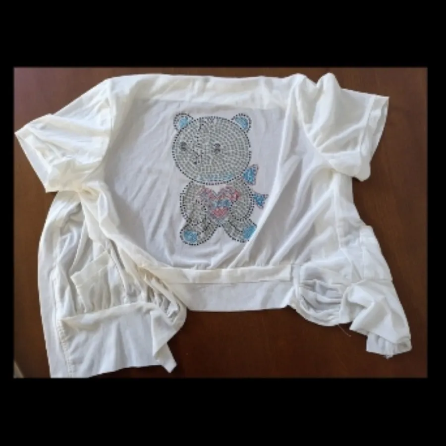 رویه لباس نگین دار