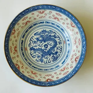 بشقاب نیم گود دون برنجی