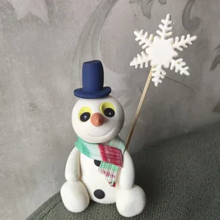 مجسمه آدم برفی