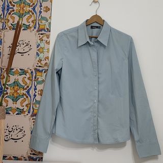 شومیز آبی آسمانی